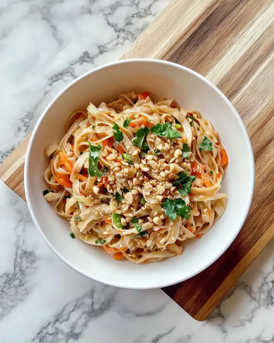 Final dish - Quick and Zesty: Whip Up a 15-Minute Thai Noodle Salad