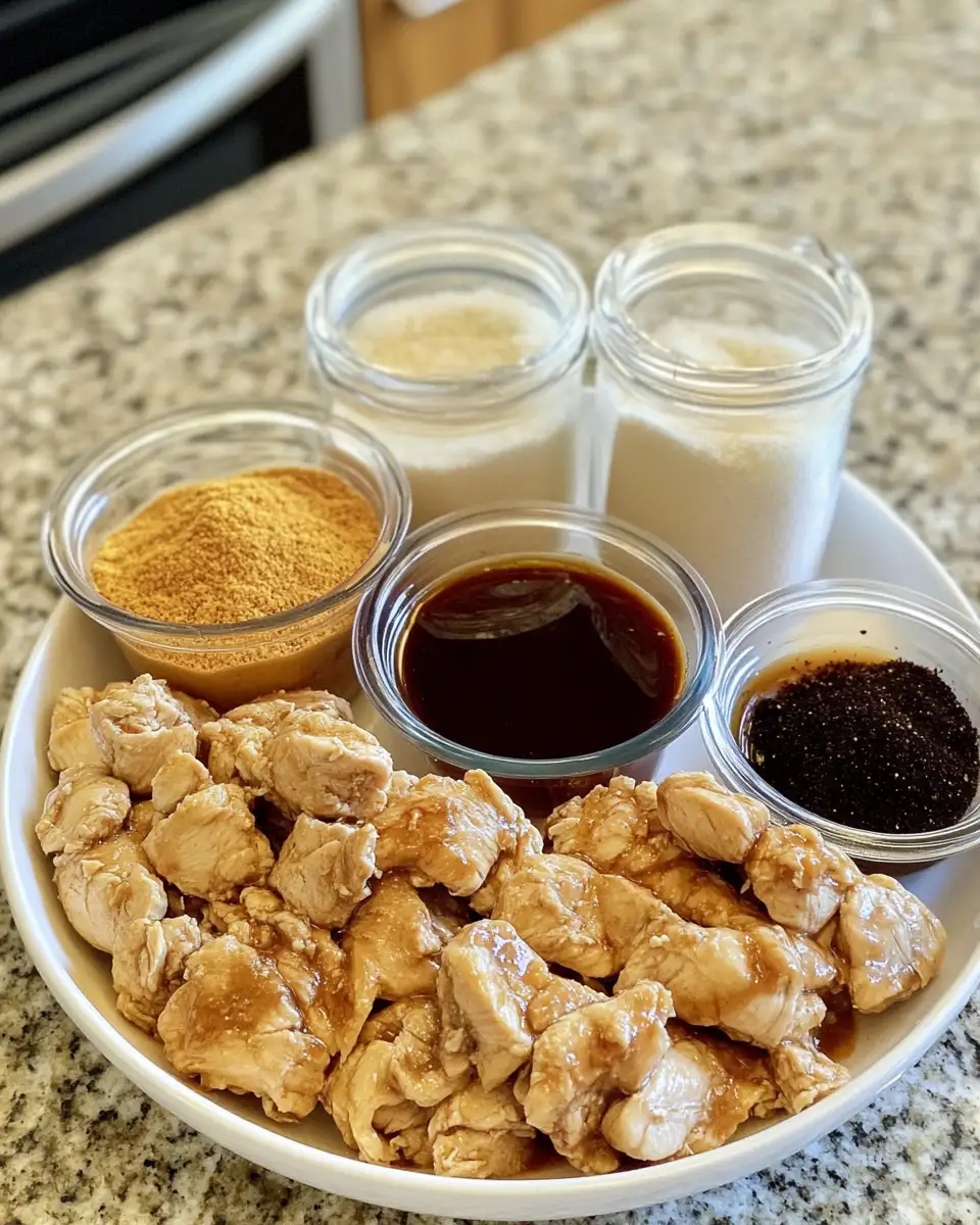 Ingredients for Savor the Flavor: The Ultimate Recipe for Best Crock Pot Bourbon Chicken