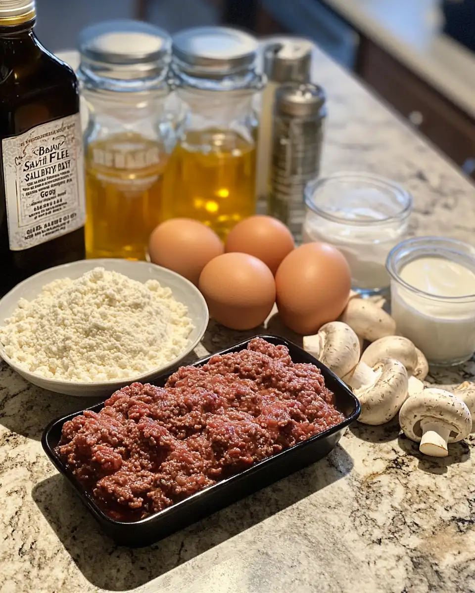 Ingredients for Savor the Flavor: Bobby Flay's Ultimate Salisbury Steak Recipe
