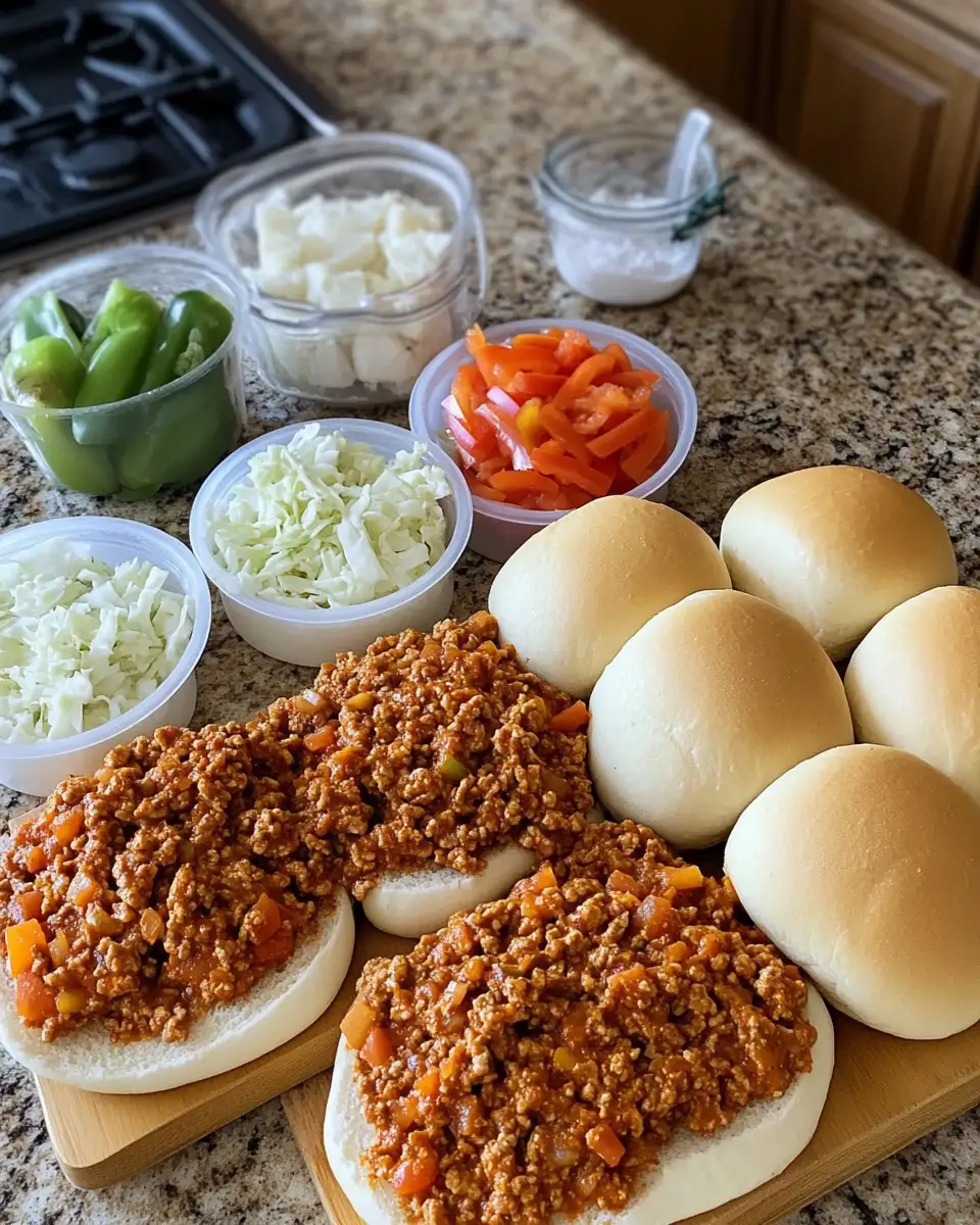 Ingredients for Spice Up Your Dinner with Cajun Chicken Sloppy Joes