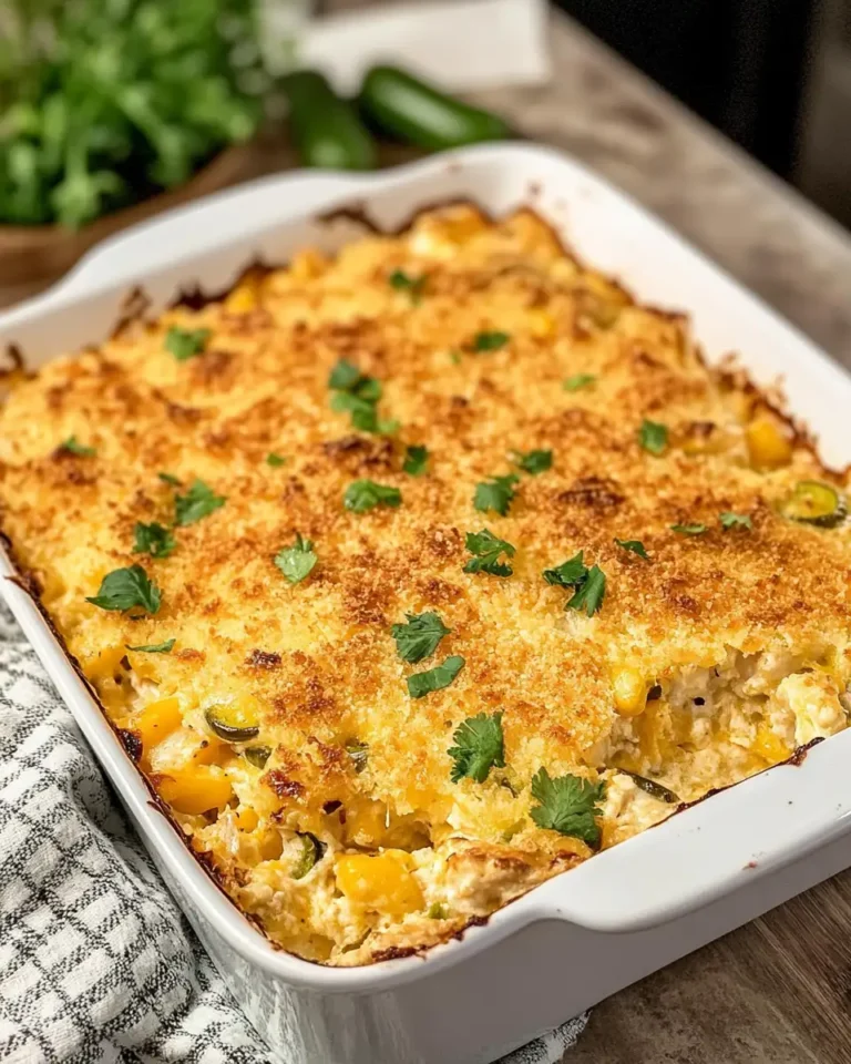 Irresistibly Cheesy Jalapeño Popper Chicken Casserole: A Spicy Comfort Food Delight - Featured Image