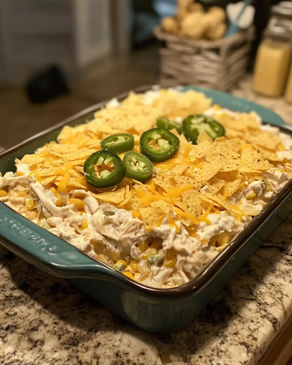 Ingredients for Irresistibly Cheesy Jalapeño Popper Chicken Casserole: A Spicy Comfort Food Delight