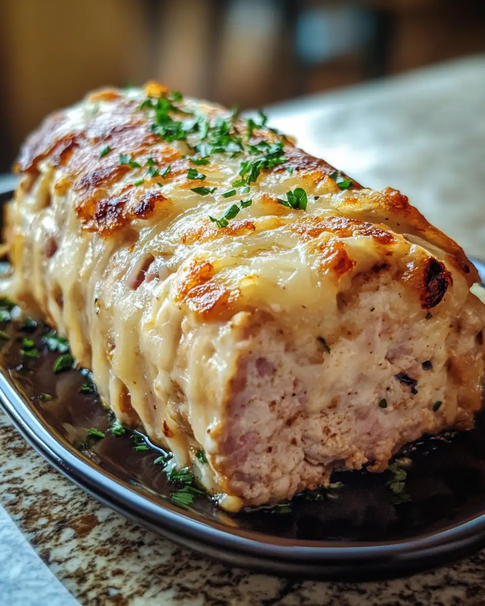Final dish - Savor the Flavor: Chicken Cordon Bleu Meatloaf Extravaganza Unleashed