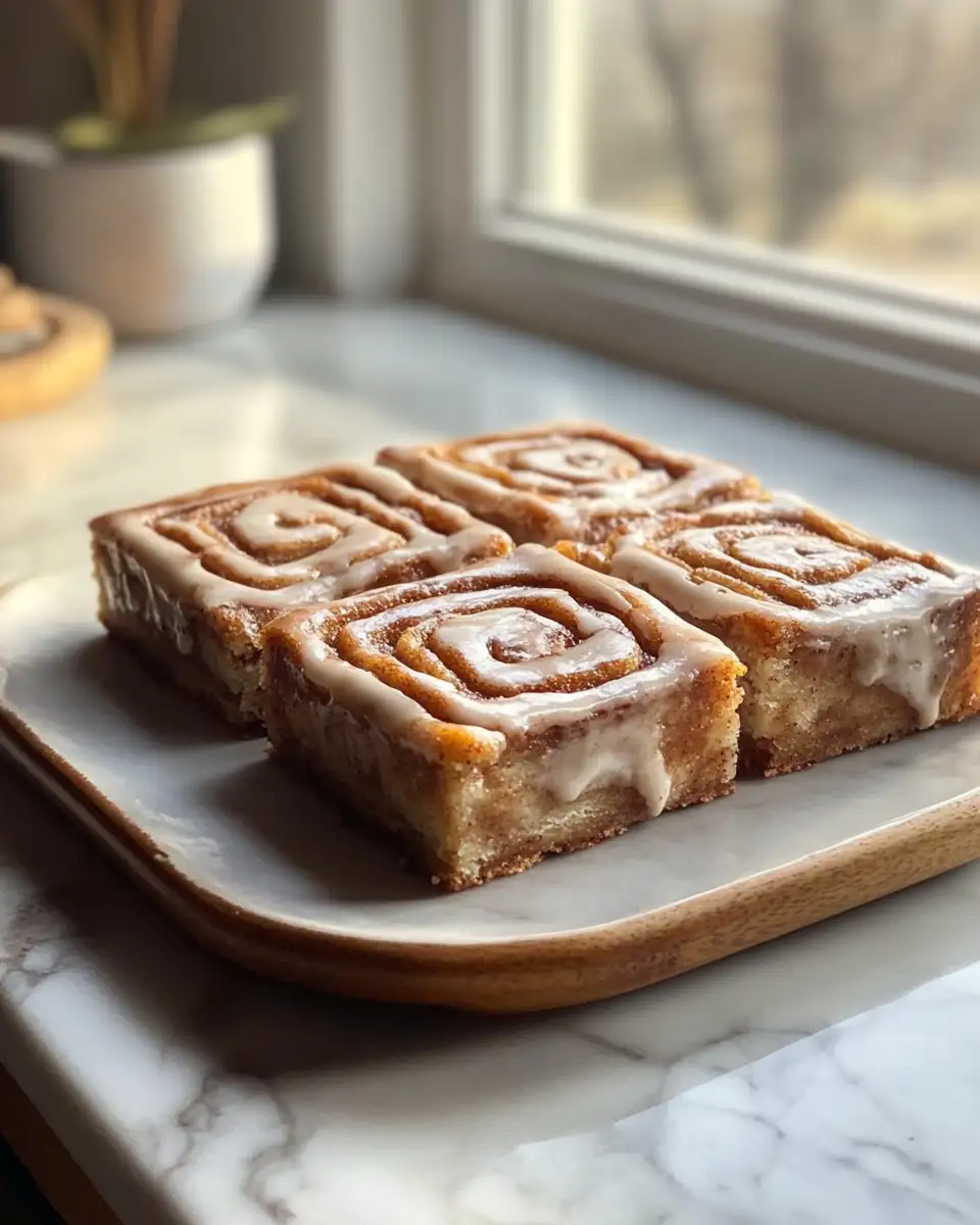 Final dish - Cinnamon Roll Bliss Bars: Your New Favorite Sweet Indulgence