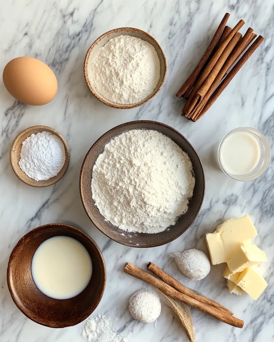 Ingredients for Cinnamon Roll Bliss Bars: Your New Favorite Sweet Indulgence