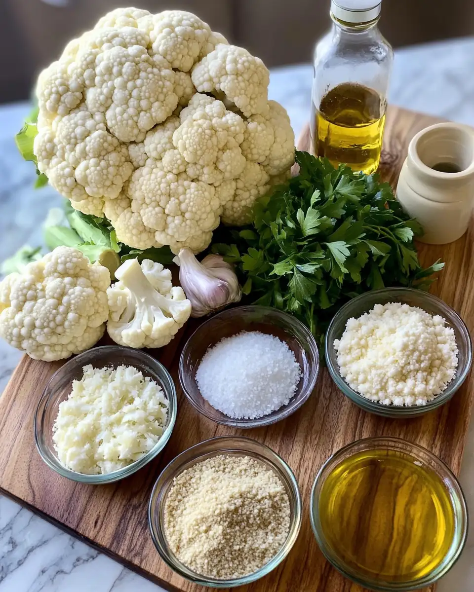 Crispy Baked Cauliflower: The Ultimate Crunchy Delight 4 Ingredients for Crispy Baked Cauliflower: The Ultimate Crunchy Delight