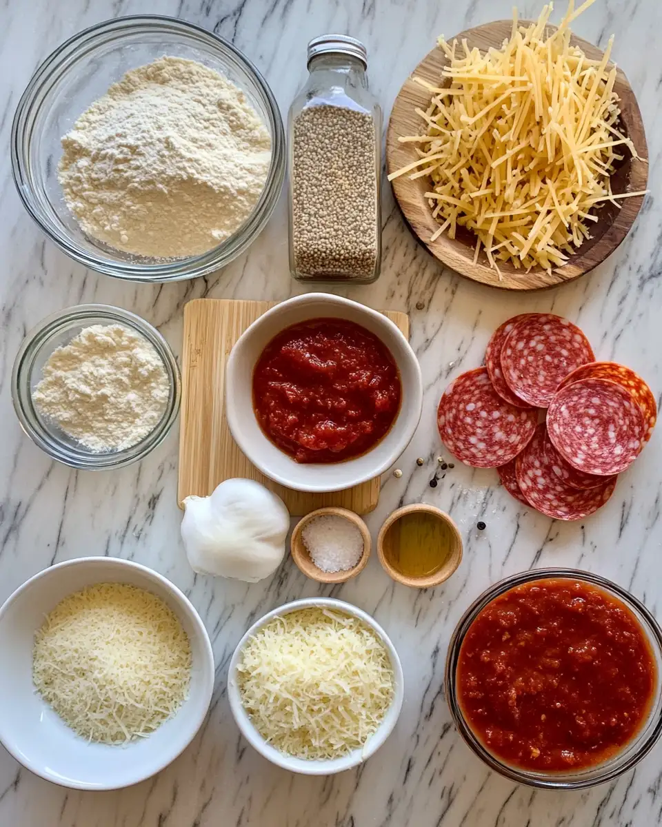 Ingredients for Ultimate Comfort: Savor the Gooey Goodness of Deep-Dish Pizza Pie