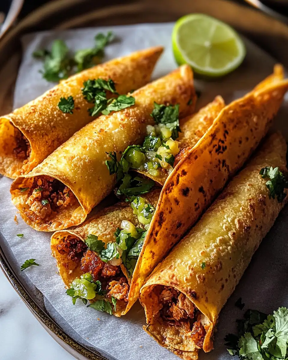 Savor the Crunch: Discover the Secret to Delicious Crispy Chicken Taquitos - Featured Image