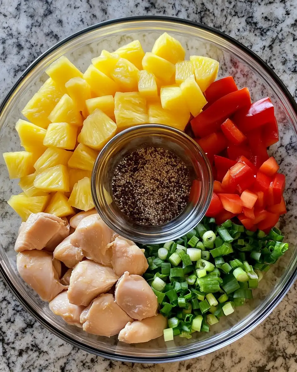 Ingredients for Tropical Delights: Easy Hawaiian Crockpot Chicken Recipe to Savor