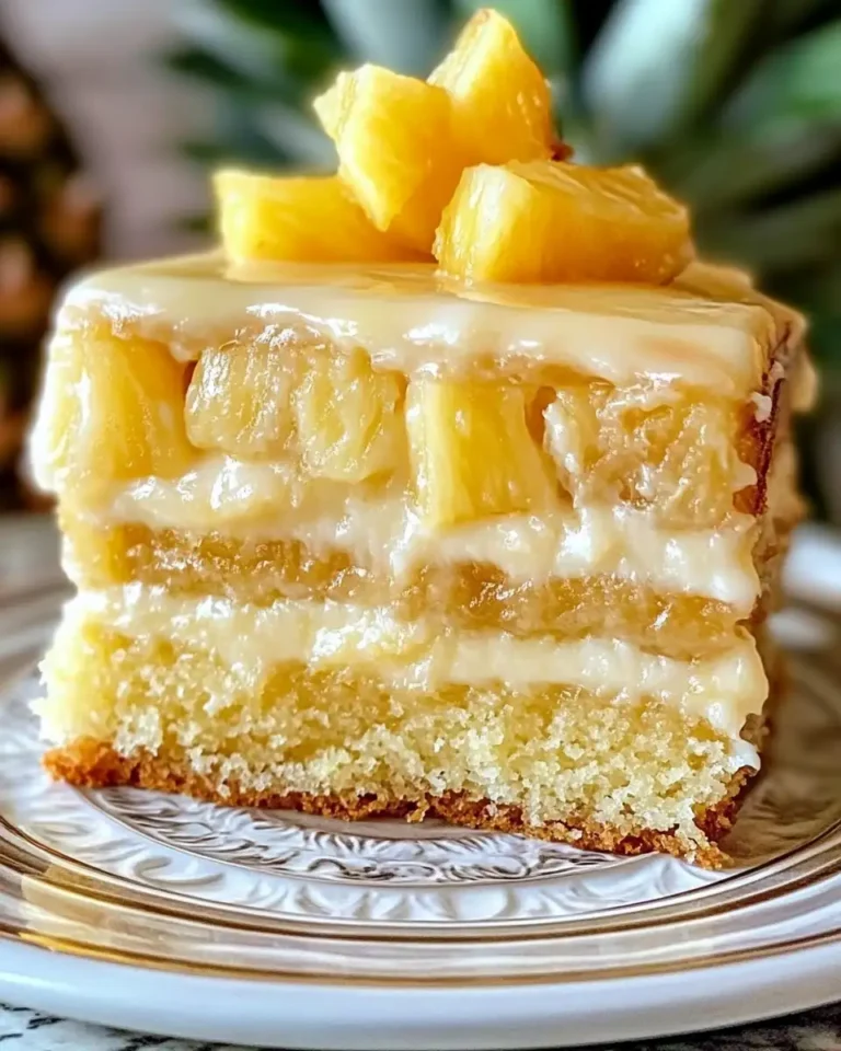 Indulge in Paradise with Homemade Pineapple Heaven Cake - Featured Image