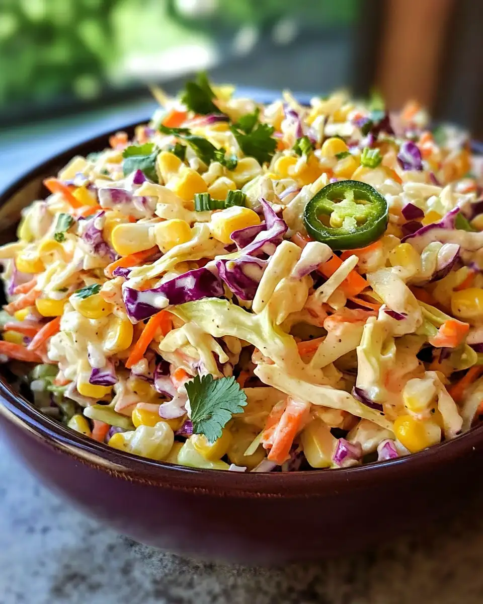 Spice Up Your Summer BBQ with Zesty Jalapeño Corn Coleslaw 23 Spice Up Your Summer BBQ with Zesty Jalapeño Corn Coleslaw - Featured Image