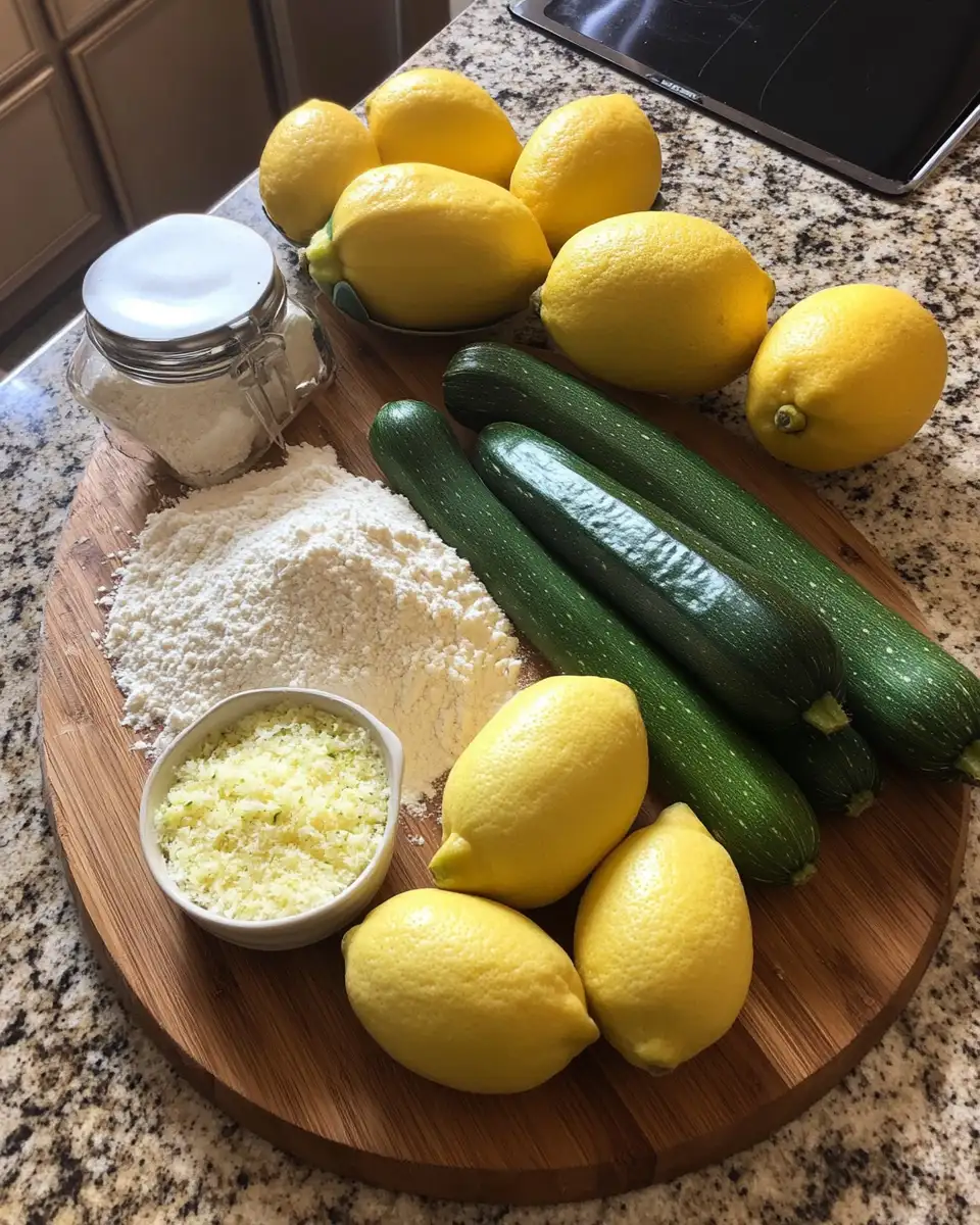 Indulge in the Zesty Delight of Luscious Lemon Zucchini Bread 4 Ingredients for Indulge in the Zesty Delight of Luscious Lemon Zucchini Bread
