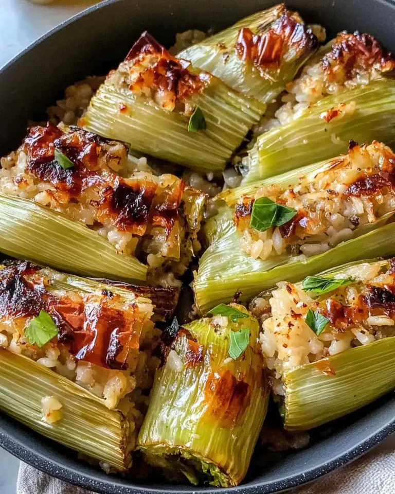 Deliciously Stuffed: Savory Meat & Rice Leeks That Will Steal the Show - Featured Image