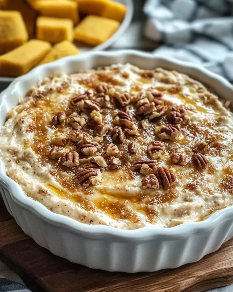Irresistible Indulgence: Parmesan and Honey Pecan Cheese Dip Delight - Featured Image