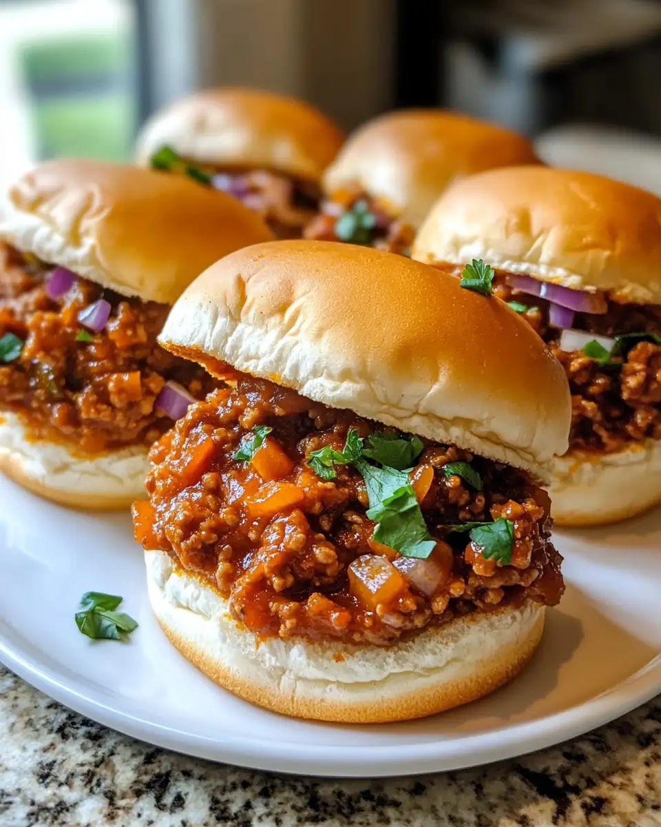 Final dish - Thai Sloppy Joe Sliders: A Flavorful Twist on a Classic Favorite