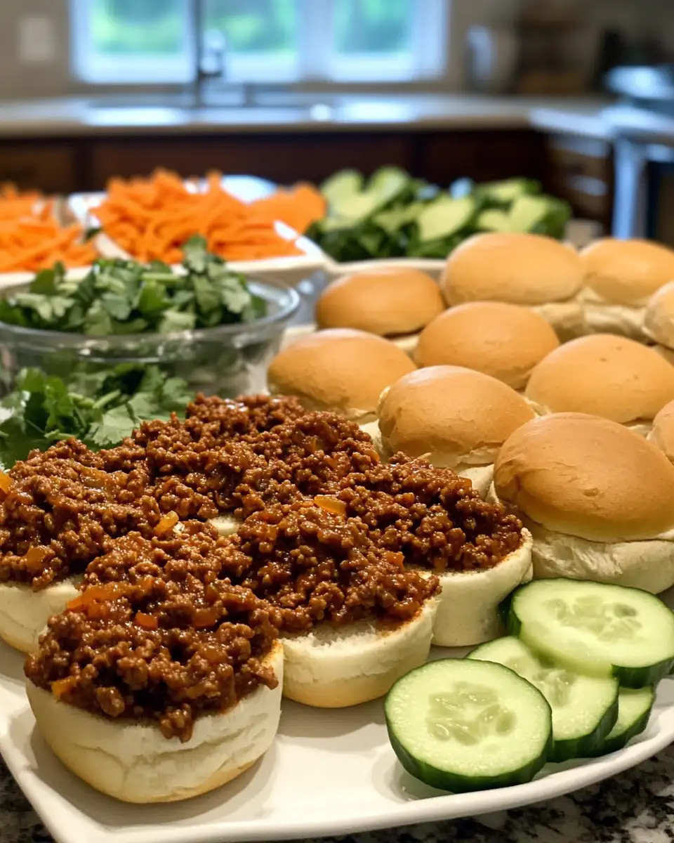 Ingredients for Thai Sloppy Joe Sliders: A Flavorful Twist on a Classic Favorite