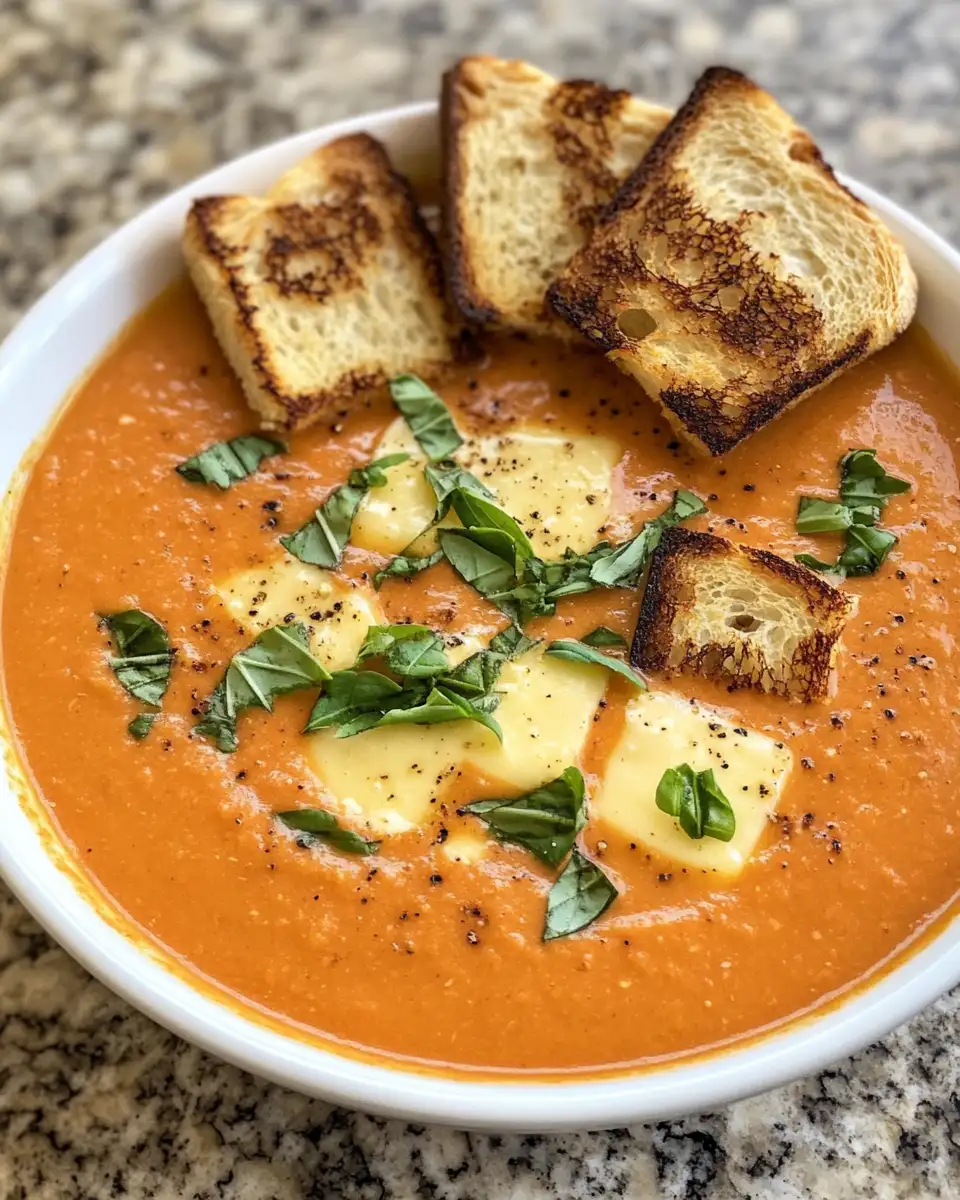 Ingredients for Indulge in Comfort: Creamy Tomato Bisque with Grilled Cheese Croutons