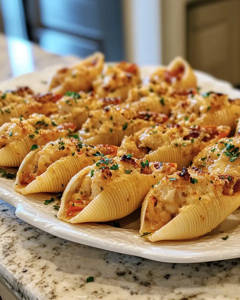 Final dish - Indulge in Decadence: Garlic Butter Lobster Stuffed Shells That Will Steal Your Heart