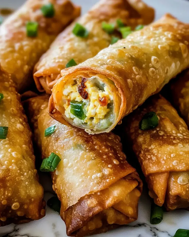 Spice Up Your Snack Game with Irresistible Jalapeno Popper Egg Rolls - Featured Image