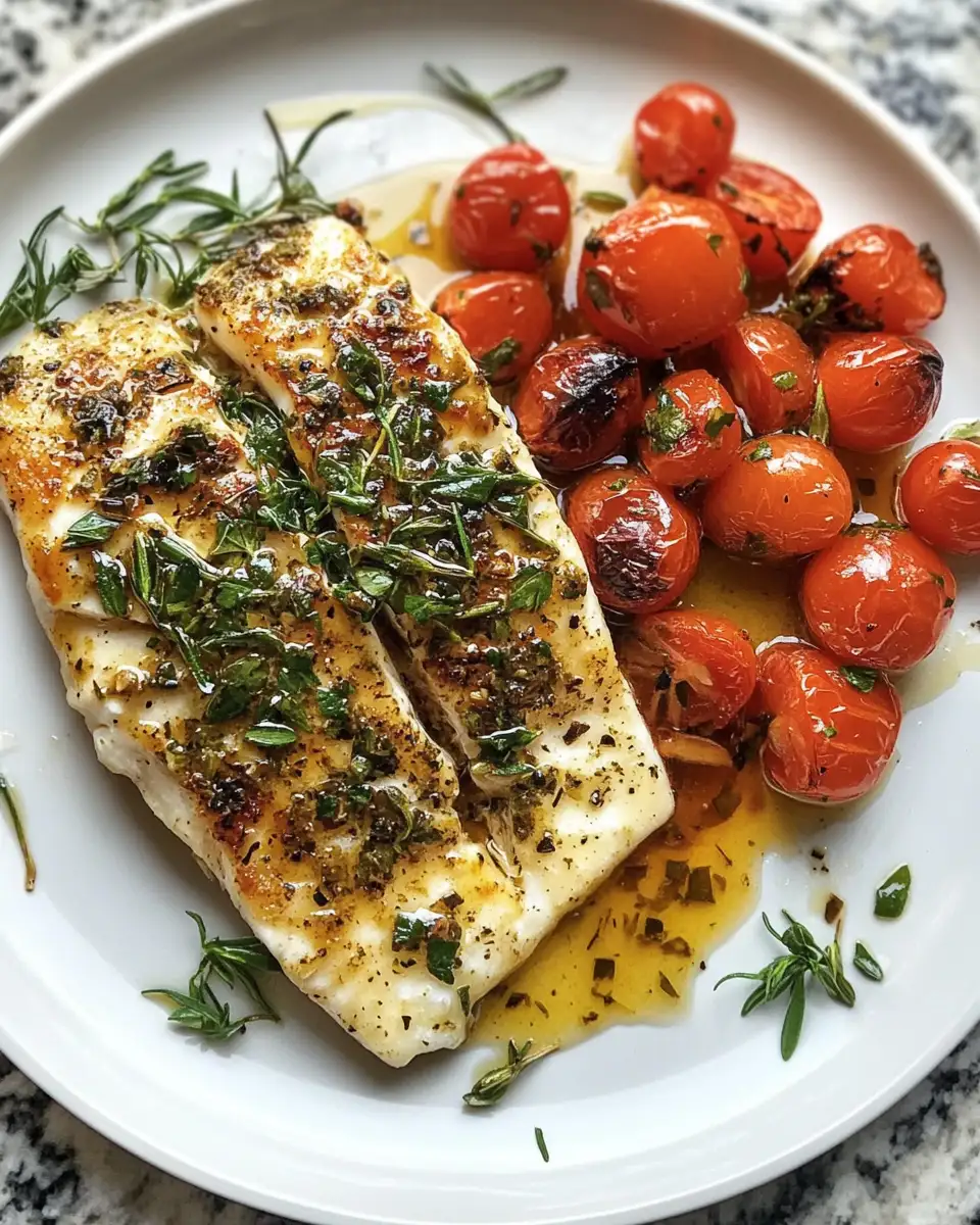 Mediterranean-Style Herb Baked Fish Recipe 6 Final dish - Savor the Flavors: Mediterranean-Style Herb Baked Fish Recipe