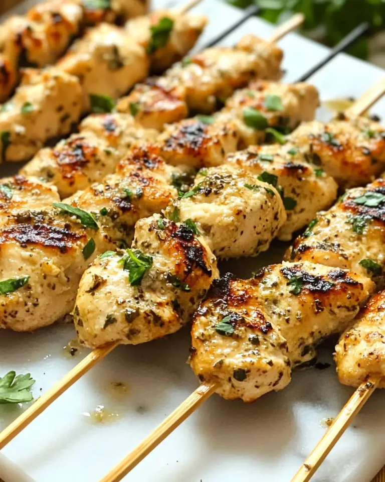 Savor the Flavor: Irresistible Ranch Garlic Parmesan Chicken Skewers - Featured Image