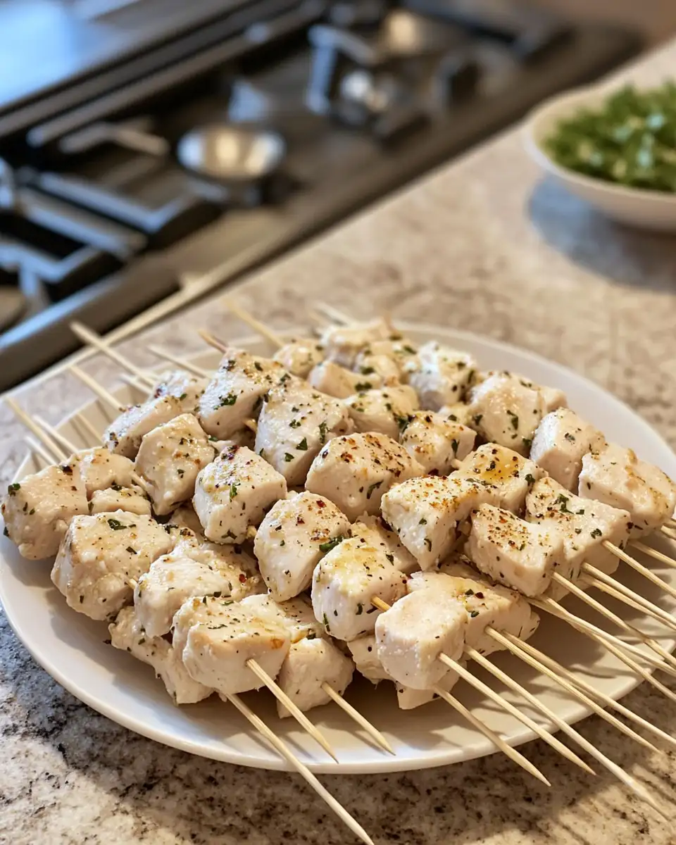 Ingredients for Savor the Flavor: Irresistible Ranch Garlic Parmesan Chicken Skewers