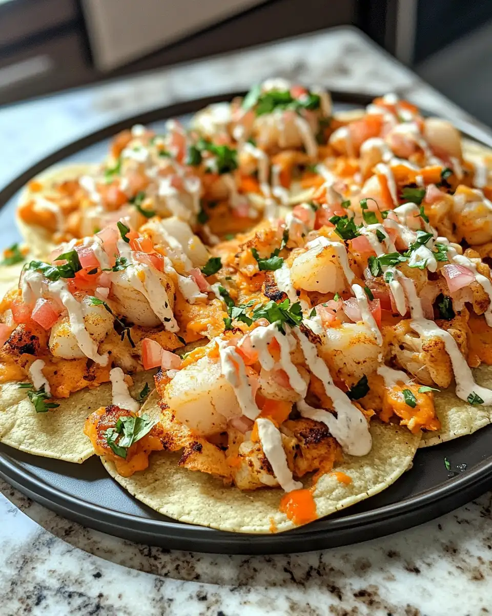 Final dish - Dive into Flavor: Irresistible Seafood Nacho Bombs