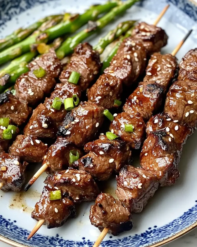 Savor the Flavor: Irresistible Teriyaki Sesame Beef Skewers - Featured Image