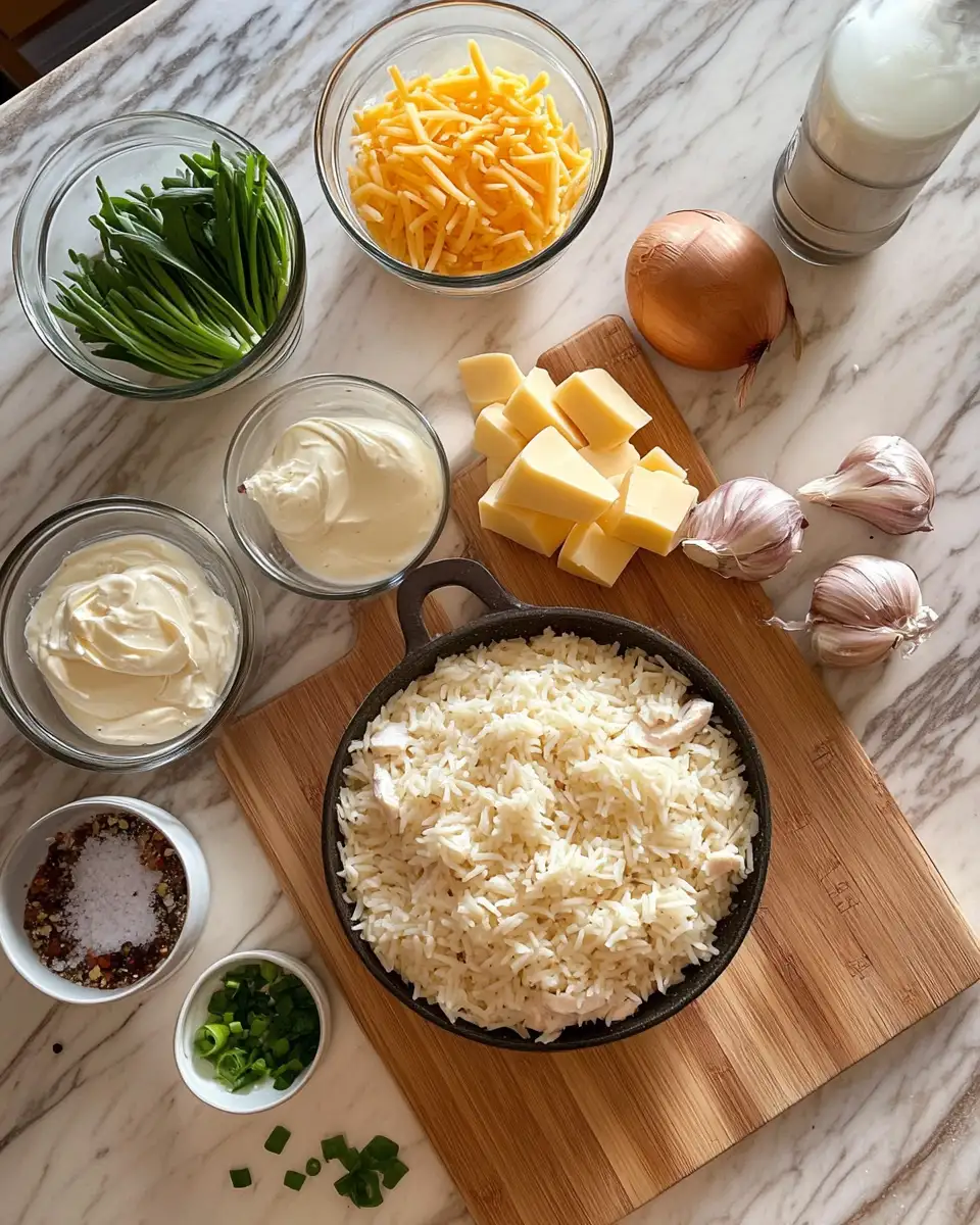 Ingredients for Savor the Comfort: Easy French Onion Chicken Rice Casserole Delight