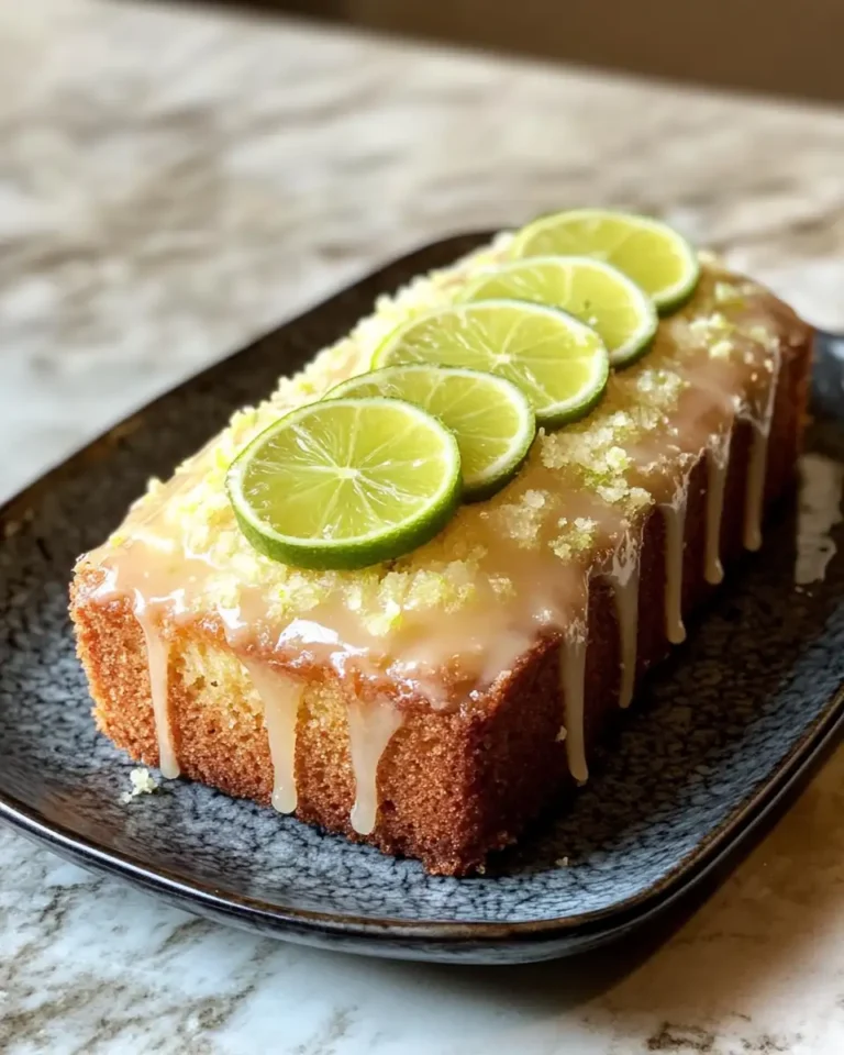 Zesty Bliss: Indulge in Key Lime Pound Cake with a Luscious Lime Glaze - Featured Image