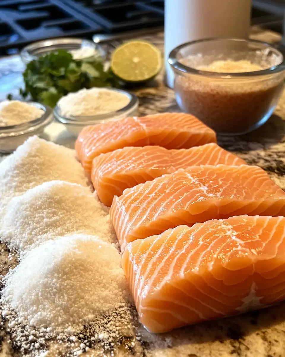 Ingredients for Sizzling Bang Bang Salmon Bites for a Flavorful Feast