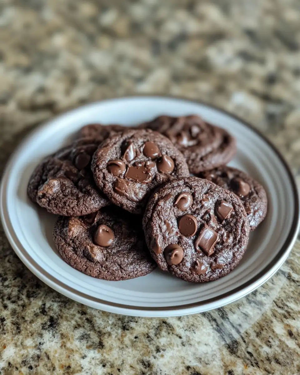 Final dish - Irresistible Chocolate Cookies That Will Melt in Your Mouth