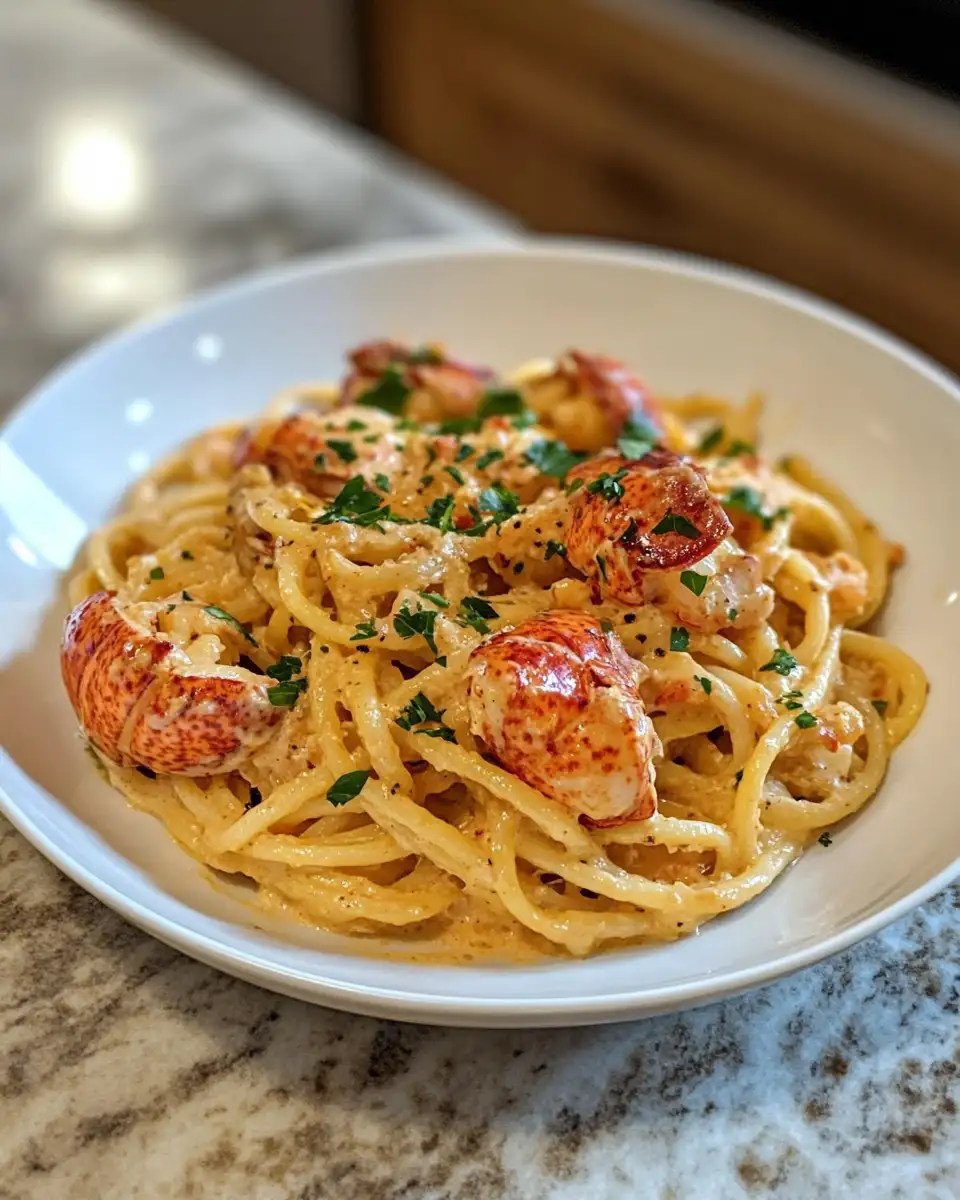 Indulge in Luxury with This Creamy Lobster Pasta Recipe 6 Final dish - Indulge in Luxury with This Creamy Lobster Pasta Recipe