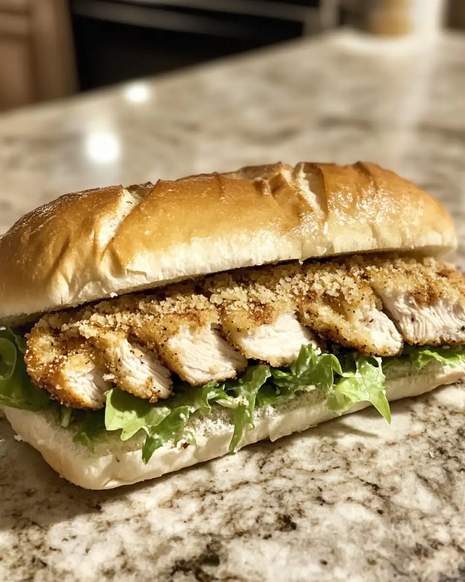Ingredients for Satisfy Your Cravings with the Ultimate Crunchy Chicken Caesar Sandwich