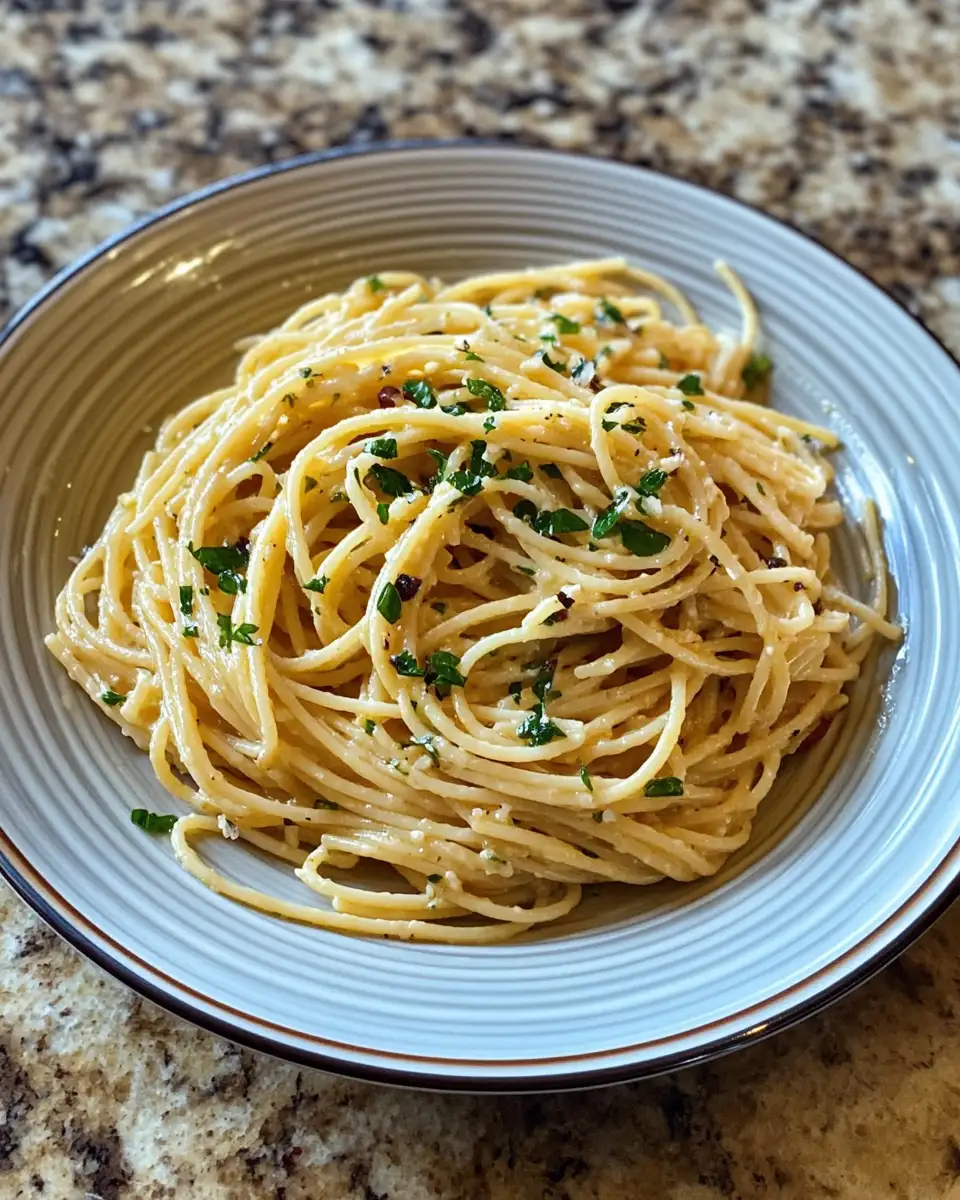 Final dish - Effortless Gourmet: Whip Up This Easy Olive Oil Pasta Tonight