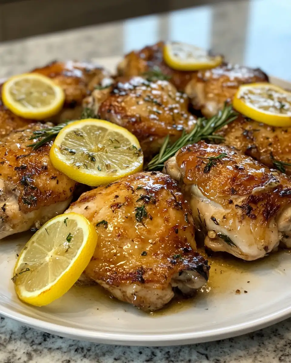 Final dish - Zesty Garlic Lemon Chicken Thighs That Will Make Your Taste Buds Dance
