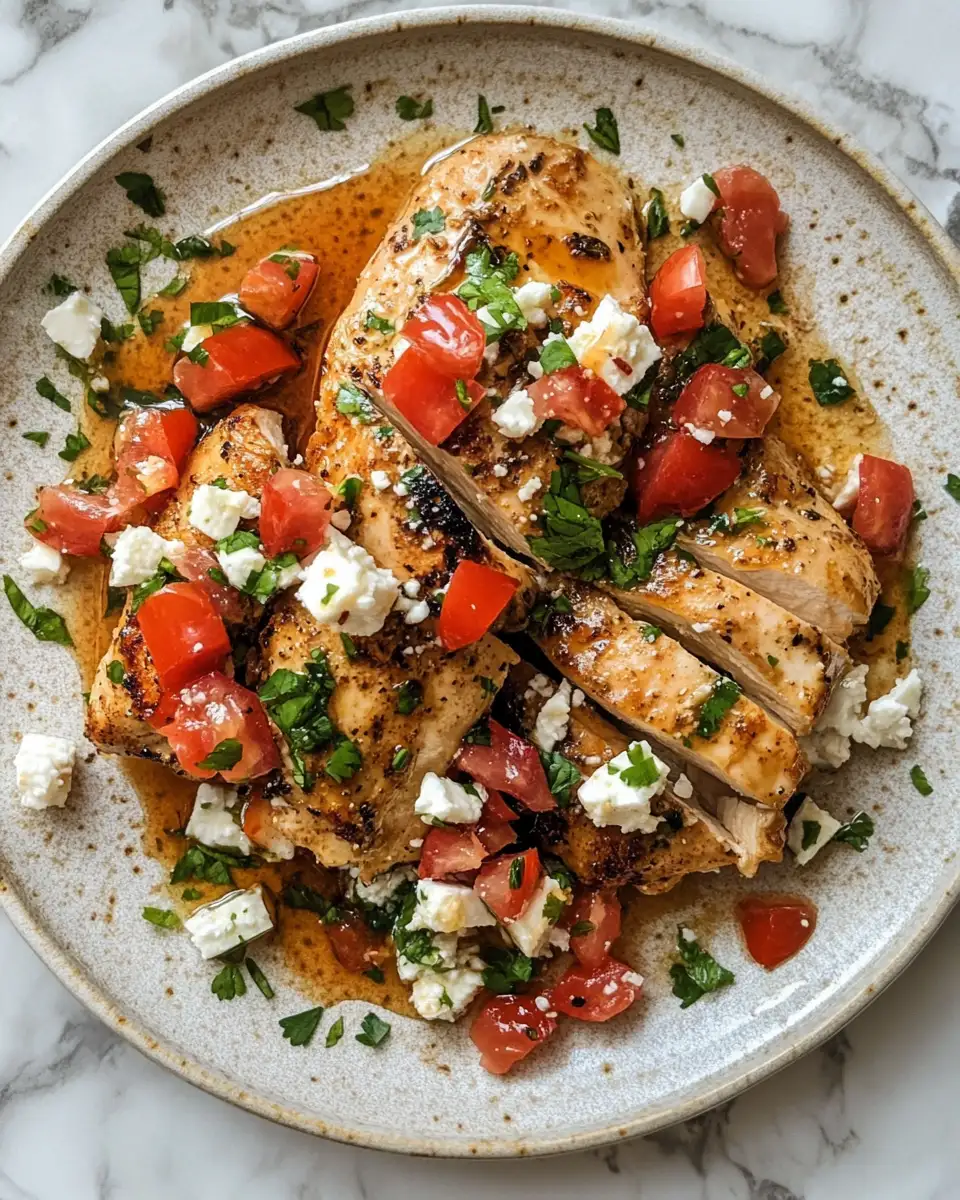 Final dish - Spice Up Your Dinner with Hot Honey Infused Feta Chicken