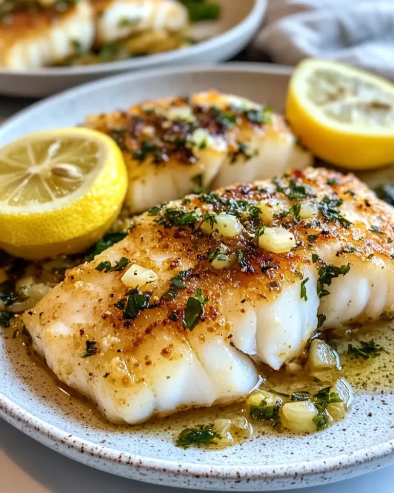 Zesty Lemon Garlic Butter Cod Bowls: A Flavorful Feast - Featured Image