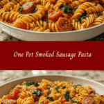 One Pot Smoked Sausage Pasta 🍝🌭