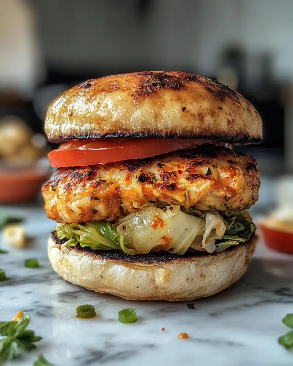 Final dish - Crispy Delight: Discover the Magic of Oven-Baked Cabbage Burgers