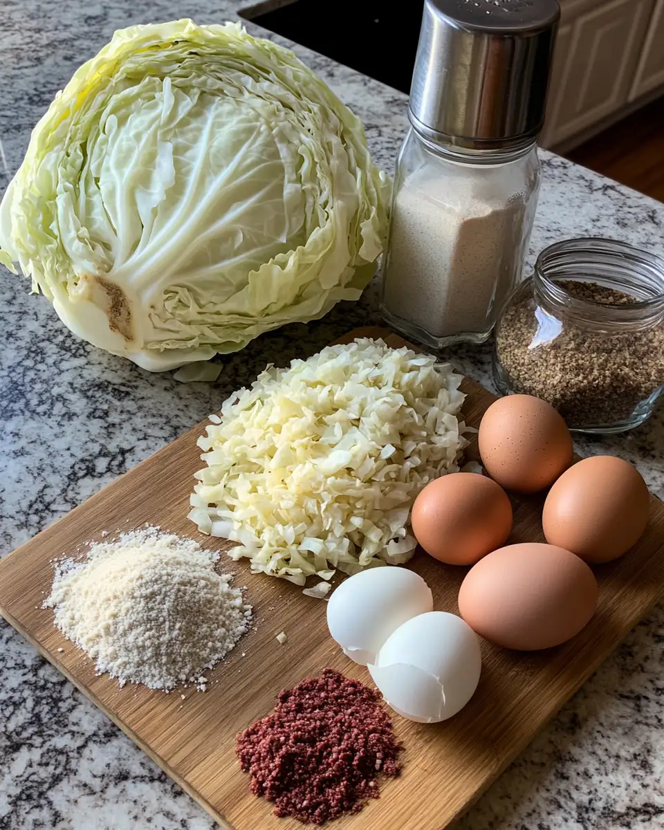 Ingredients for Crispy Delight: Discover the Magic of Oven-Baked Cabbage Burgers