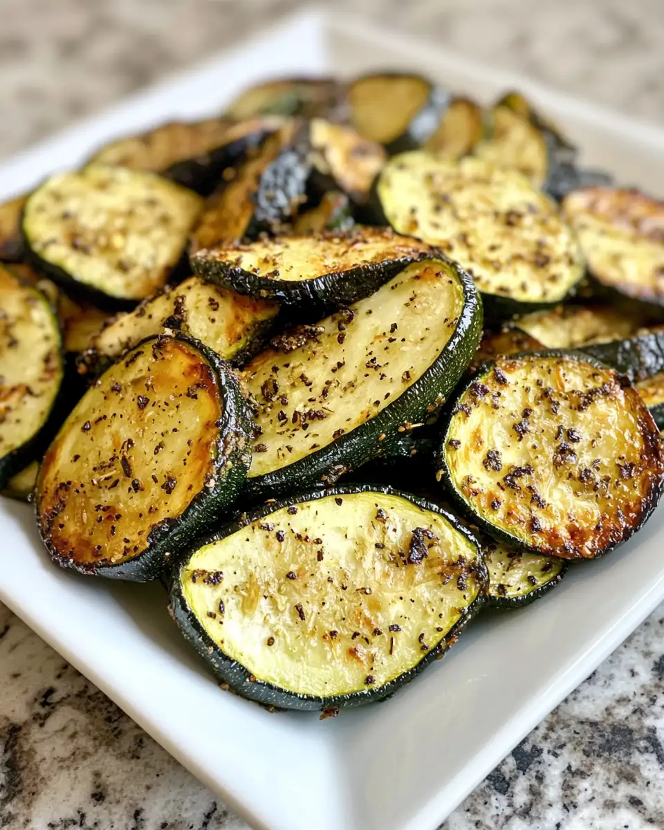 Final dish - Zesty Roasted Zucchini: Your New Favorite Side Dish
