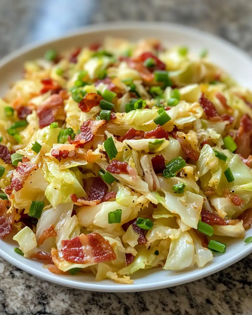 Final dish - Savory Sautéed Cabbage with Bacon and Mustard: A Flavor Explosion