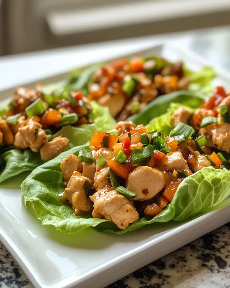 Thai Chicken Lettuce Wraps: A Flavorful Twist on Your Dinner Table - Featured Image