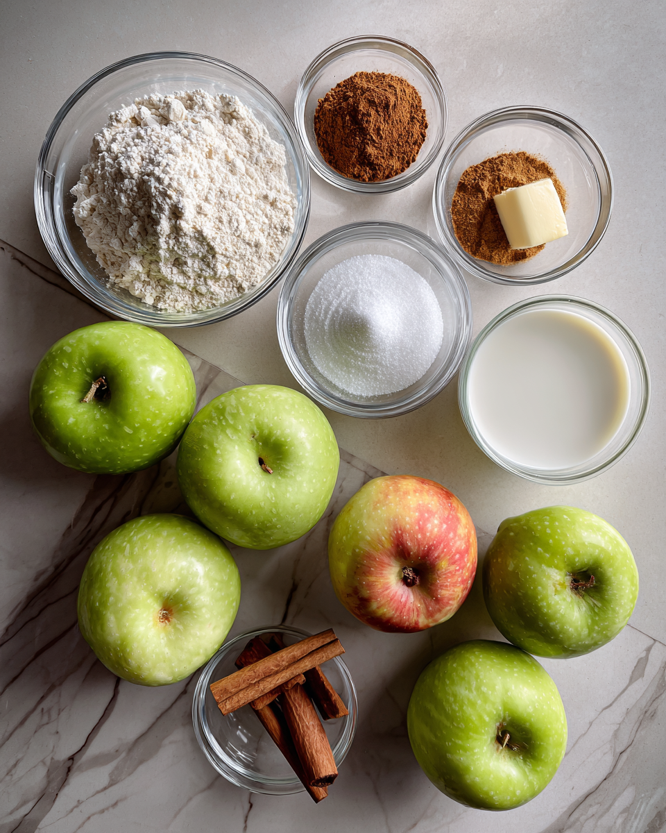 Ingredients for Crispy Air Fryer Apple Fries: A Sweet Snack Revolution