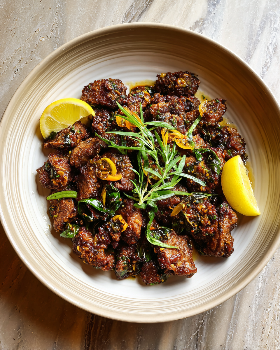 Final dish - Crispy and Delicious: Elevate Your Dinner with Airfryer Chicken Livers