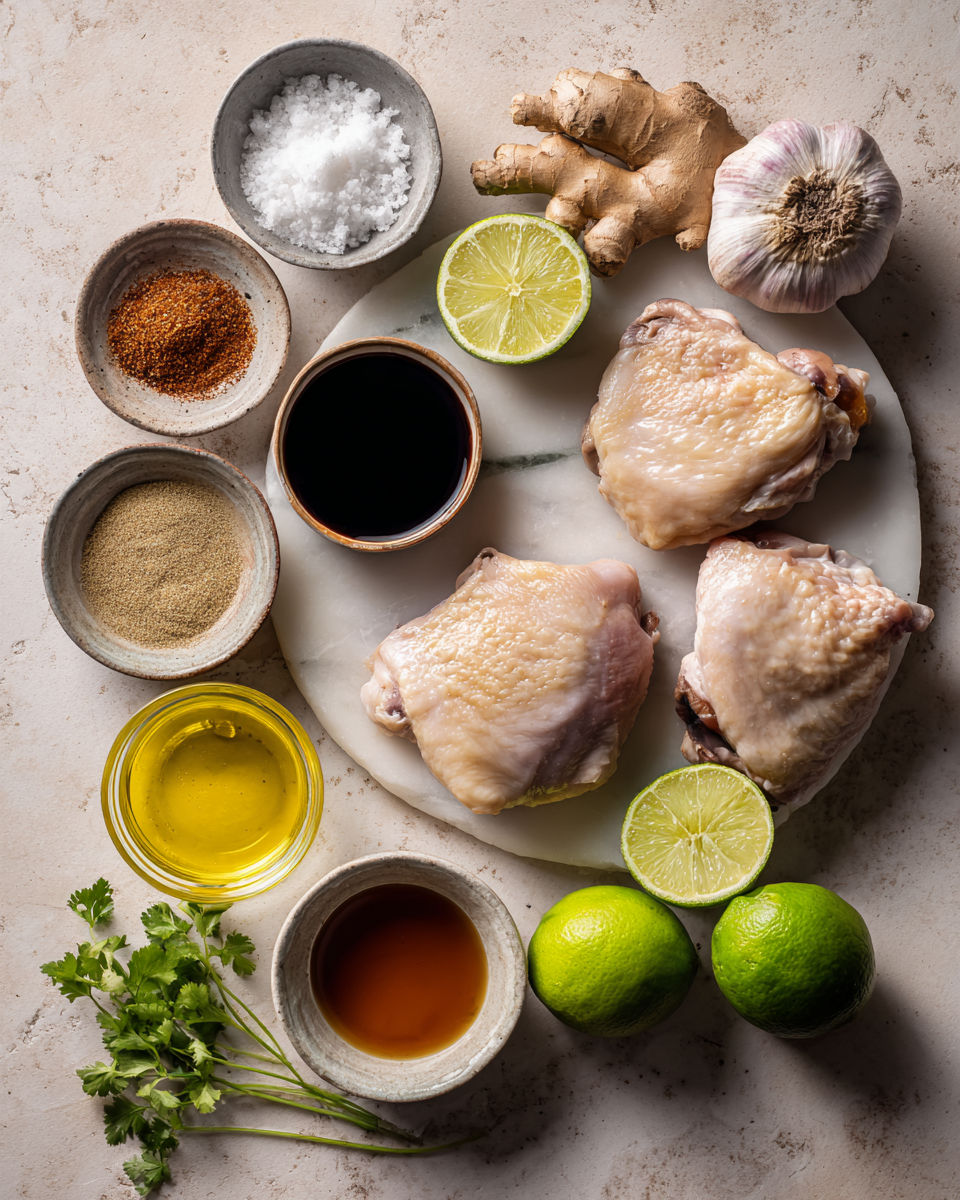Ingredients for Crispy Flavor Explosion: Airfryer Jerk Chicken Done Right