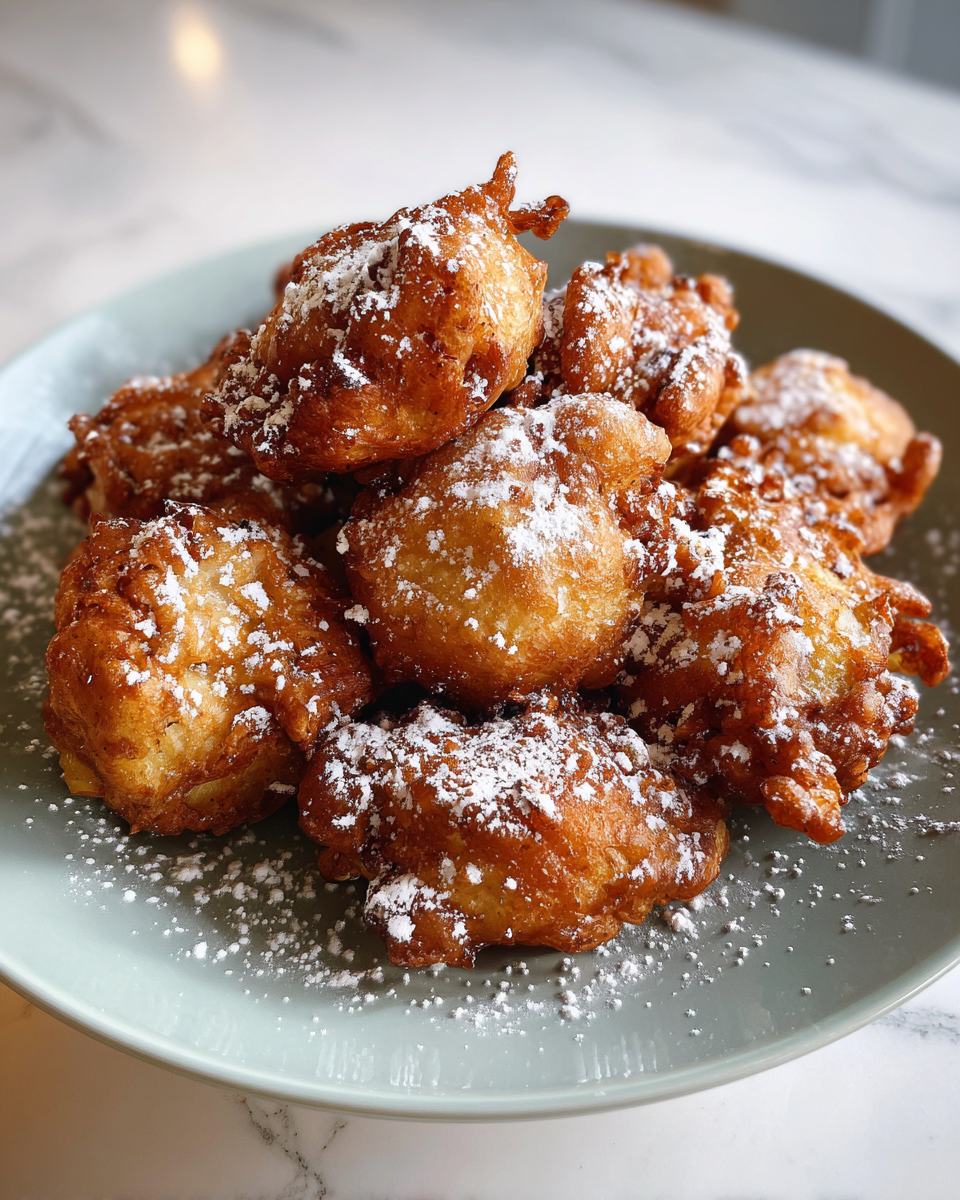Final dish - Irresistibly Delicious: Easy Baked Apple Fritters to Satisfy Your Sweet Tooth