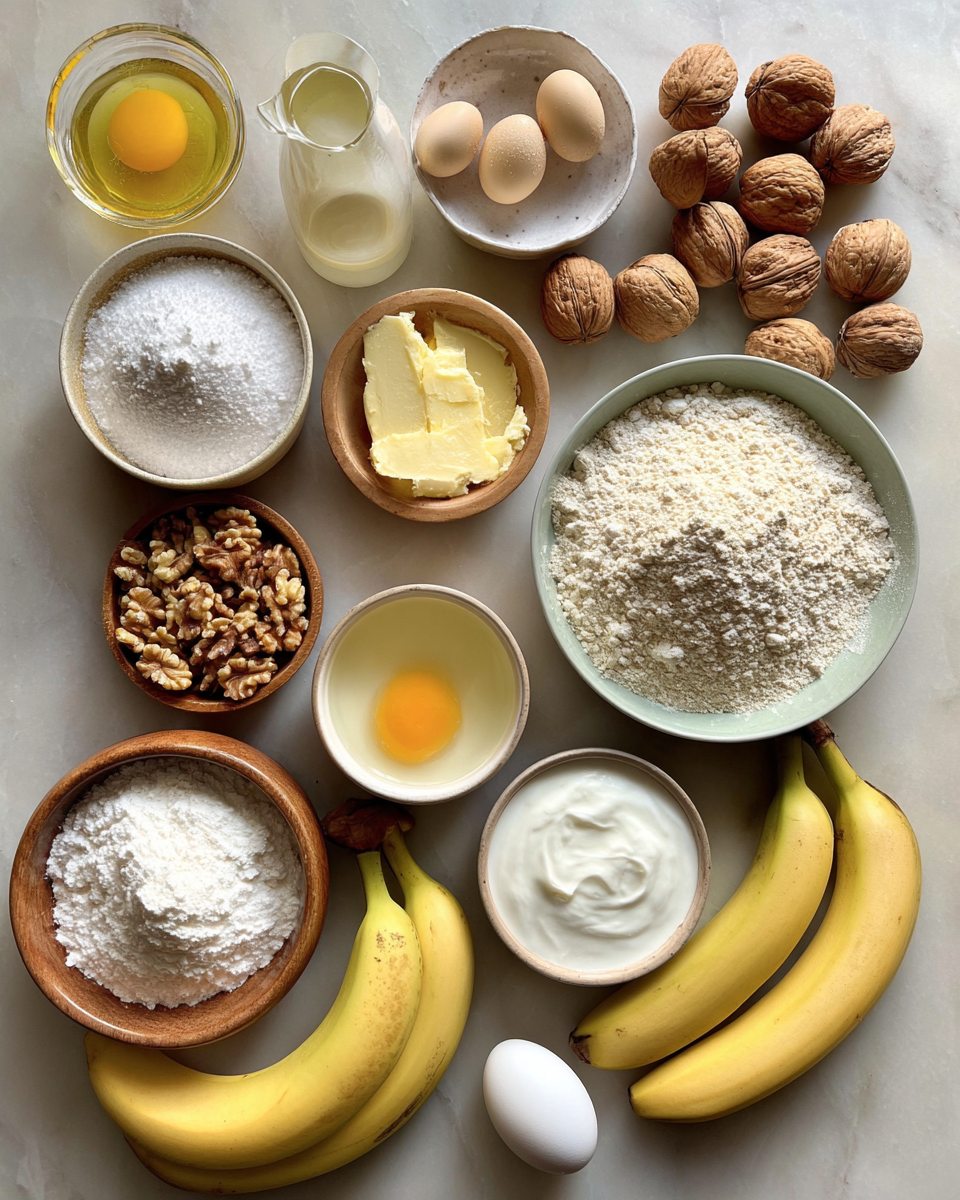 Ingredients for Irresistibly Moist Banana Cake That Will Steal the Show