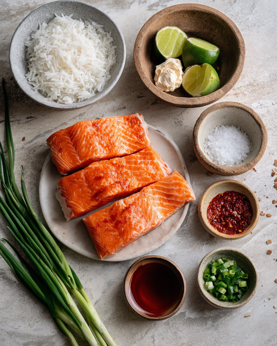 Ingredients for Spice Up Your Dinner with Irresistible Bang Bang Salmon